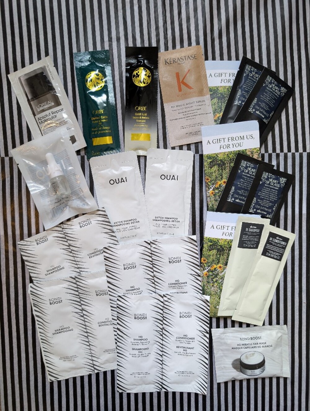 Lot of Haircare Samples KÉRASTASE OUAI ORIBE
